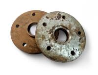 VANTAGE WHEEL SPACERS: One pair of steel rear wheel spacers to make Vantage offset. - 2