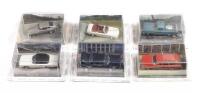 GOLDFINGER: A collection of five 1:43 scale&nbsp;'Goldfinger' diecast film car&nbsp;model GE Fabbri Ltd