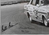 BROWN: A Special Edition Phase Three Posters black and white picture set of the Bill Brown GT-HO PHASE 3 FALCON from 1971 Hardie Ferodo 500. One a Limited Edition photograph signed by Bill Brown. Numbered 96/110 - 2