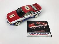 NISSAN: A 1:18 scale Biante Nissan Skyline GTR as raced by Mark Skaife/Jim Richards. L.E 1958/4626 - 2