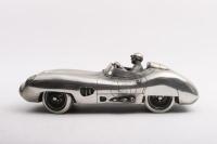 DBR1: A Compulsion Gallery pewter large Aston Martin DBR1 model as driven at 1959 Le Mans, 29cm long - 3