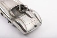 DBR1: A Compulsion Gallery pewter large Aston Martin DBR1 model as driven at 1959 Le Mans, 29cm long - 4