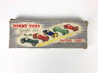 DINKY: An original Dinky Toys Gift Set No.249 ( Cooper-Bristol, Alfa Romeo, Ferrari, H.W.M., Maserati) - 3