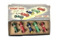 DINKY: An original Dinky Toys Gift Set No.249 ( Cooper-Bristol, Alfa Romeo, Ferrari, H.W.M., Maserati) - 2