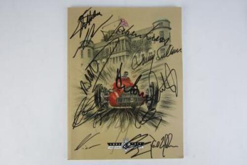 GOODWOOD: 2013 Goodwood Festival of Speed Official Programme. Multiple motor racing signatures.