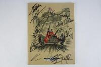 GOODWOOD: 2013 Goodwood Festival of Speed Official Programme. Multiple motor racing signatures.