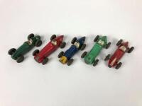 DINKY: An original Dinky Toys Gift Set No.249 ( Cooper-Bristol, Alfa Romeo, Ferrari, H.W.M., Maserati) - 7
