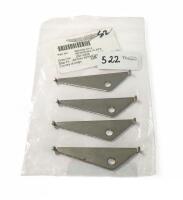 AMV8: Four NOS disc brake retaining plates
