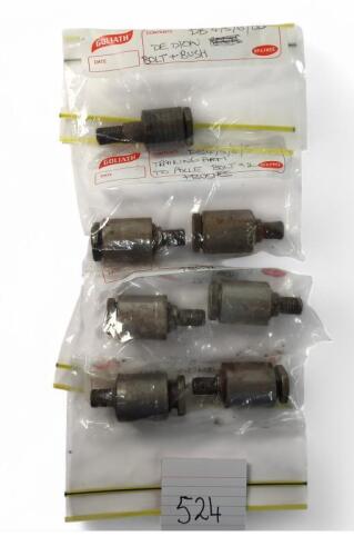 DB4/5/6/ AND S: Six trailing arm to axle bolt and bushes, used and one De Dion bolt and bush.