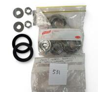 DBS: New front wheel bearing kit with seals, washers, nuts and split pins.