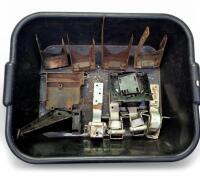 DBS: One set of door hinges and a selection of eight brackets and mountings.