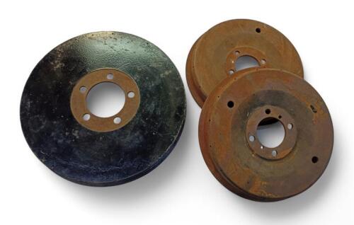BRAKE DRUMS: Two brake drums. One AM 15/98 brake drum.