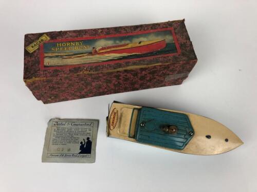 HORNBY: An original Hornby Racing Boat No.1