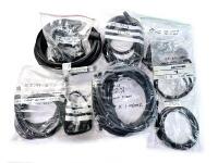 DB6 SEALING RUBBER SECTIONS: Nine packets of NOS rubbers including vent rubbers, door card rubber, rear and front quarter window, hinge pillar, headlight cover.
