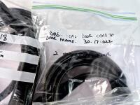 DB6 SEALING RUBBER SECTIONS: Nine packets of NOS rubbers including vent rubbers, door card rubber, rear and front quarter window, hinge pillar, headlight cover. - 3
