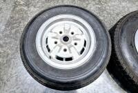 DBSV8/AMV8 WHEELS: Three road wheels, all with tyres. - 2