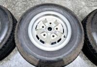 DBSV8/AMV8 WHEELS: Three road wheels, all with tyres. - 3