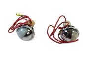 LAMPS: Two Number plate lamps NOS