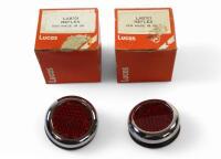 LUCAS: Two NOS reflector lamps # LAB 701