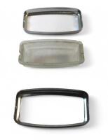 UNDER BONNET LAMP LENS: Included two chrome surrounds - 2