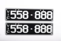 Six-Digit Victorian Custom Numeric plates '558.888', sold with rights to display NO RESERVE [Location: Cheltenham, VIC] - 2