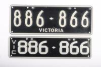 Six-Digit Victorian Custom Numeric plates '886.866', sold with rights to display NO RESERVE [Location: Cheltenham, VIC] - 2