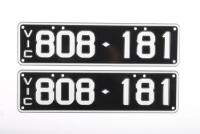 Six-Digit Victorian Custom Numeric plates '808.181', sold with rights to display [Location: Cheltenham, VIC] - 2