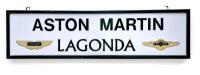 ASTON MARTIN LAGONDA&nbsp;LIGHT BOX: One AML factory&nbsp;distributor" Aston Martin Lagonda" Light Box circa 1980. Size 1.55cm x 40cm x 13cm&nbsp;