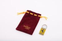 KEYRING: An original c1970s enamelled Ferrari keyring&nbsp;as used on models of the era such as 308 GTB/GTS and many others, approx 6cm tall, 2.5cm wide - 2