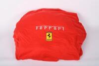 550 MARANELLO: A fitted soft cover for a Ferrari 550 Maranello within leather bag