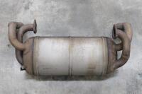 512TR: A Ferrari 512TR exhaust system, marked 'Ferrari TR-MF 02', used - 6