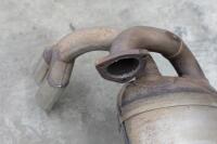 512TR: A Ferrari 512TR exhaust system, marked 'Ferrari TR-MF 02', used - 8