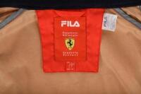 FORMULA ONE: A c2000s Scuderia Ferrari Formula One spray jacket by Fila, size USA Large, Vodafone and Shell sponsorship - 9