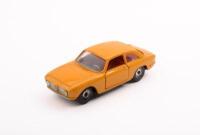 ALFA ROMEO: An Alfa Romeo Giulia&nbsp;GT model, finished in an orange mustard colour, manufactured by Mercury toys, made in Italy&nbsp;