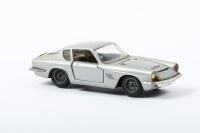 MASERATI MISTRAL: A Maserati mistral coupe in 1:43 scale, silver in colour, manufactured by Mebetoys, product number A-10, made in Italy&nbsp;