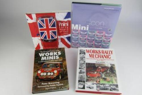 MINI: Four hardcover books covering Mini history.