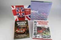 MINI: Four hardcover books covering Mini history.