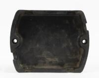 LUCAS: A Lucas 6-Volt battery cover, 22cm wide, 17cm deep, 4.5cm high. - 2