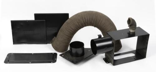 AUSTIN HEALEY: A Austin Healey Bug Eye Sprite Heater box without heater core, along with new levers and gasket.