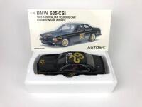 BMW 635 CSi: An Autoart BMW 635 CSi as raced by Jim Richards in 1985 ATCC. Jim Richards signature - 2