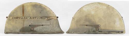 WHEEL SPATS: A pair of Chrysler Airflow rear wheel spats