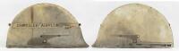 WHEEL SPATS: A pair of Chrysler Airflow rear wheel spats