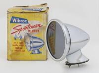 WIBROC: A NOS Wibroc Sportman chrome mirror in box