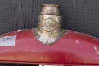 DORRIS: A rare early 20th century Dorris radiator with core and red surround, 77cm high, 60cm wide - 2