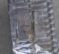 RADIATOR CORE: An early 20th century Nasco Radiator core, labelled 'M.9140 G/6', thought to possibly suit either 1929 Pontiac or Oldsmobile - 3