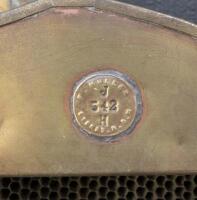 ARROL-JOHNSTON: A circa 1920s Arrol-Johnston radiator with core and surround, marked on reverse with badge 'Marston Mark II Radiator - John Marston Ltd Wolverhampton No. 88879' - 3