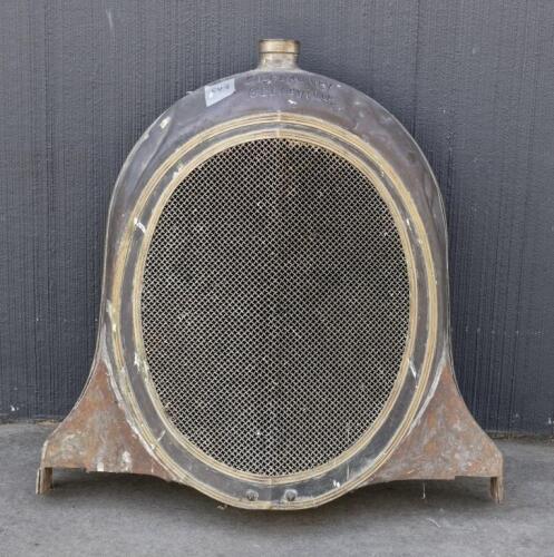 DELAUNEY-BELLEVILLE: an early 20th century Delauney-Belleville radiator with core and surround