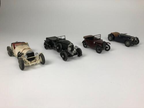 SCALE MODELS: A group of 1:24 white metal scale models