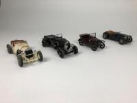SCALE MODELS: A group of 1:24 white metal scale models