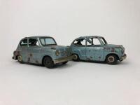 FIAT 600: Two Bandai Fiat 600 friction driven tin toys - 2